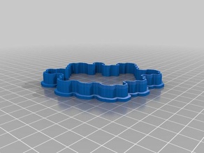 il mio personalizzati a nido d'ape cookie cutter cucina pranzo 3d print model - Mito3D