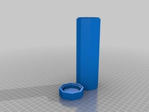 mi personalizados poligonal tapa de la caja contenedores 3d print model - Mito3D