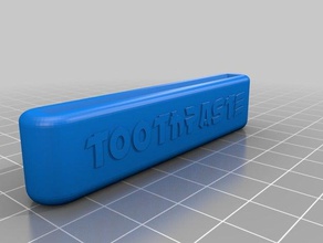 boş diş macunu Sıkacağı banyo 3d print model - Mito3D
