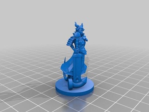 paz tiefling warlock masmorras e dragões mini jogos o dd dnd fantasia miniatura mesa 3d print model - Mito3D