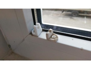 clip hook fixing blinds other 3d print model - Mito3D