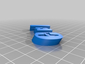 carol Anahtarlık organizasyon özelleştirilmiş 3d print model - Mito3D