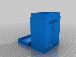 combater o comandante italiano deck titular jogos personalizado 3d print model - Mito3D