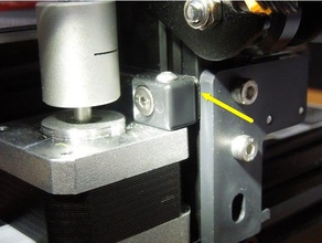 ender-3 pro-z-Schrittmotor-Abstandhalter 3d Drucker - Zubehör creality cr-10 ender 3 z-Achsen-Ausrichtung 3d print model - Mito3D