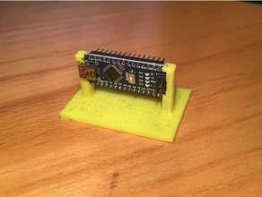 remix de la abrazadera montaje arduino nano electrónica 3d print model - Mito3D
