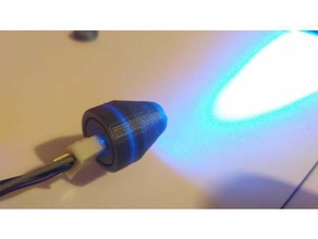 5mm-led-Gehäuse optische Barriere - Elektronik Fall Infrarot Infrarot-sensor photodiode 3d print model - Mito3D