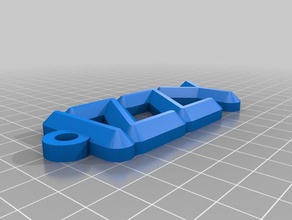 joined izzy keychain organization customized 3d print model - Mito3D