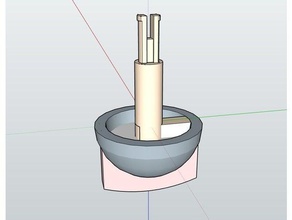 selector de mando calefacci&oacuten reemplazo partes calefaccion 3d print model - Mito3D