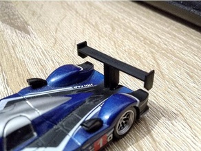 alerón trasero norev peugeot 908 hdi fap de juguete juego accesorios 164 3 pulgadas coches fundido a presión 3d print model - Mito3D