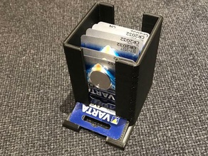 varta cr2032 battery dispenser organization 3d print model - Mito3D
