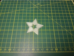 gewöhnliche Sterne Münzen Abzeichen charme Weihnachten Weihnachts-Dekoration glühen dunkel turnigy Wand-deco 3d print model - Mito3D