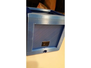 litografía de la lámpara del panel posterior conmutador 3d impresión 3d print model - Mito3D