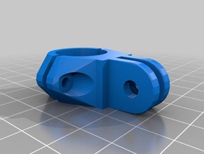 mini maglite gopro mount gadgets kundengebundene Taschenlampe 3d print model - Mito3D