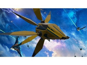 nova corps ship props guardians guardiansofthegalaxy marvel 3d print model - Mito3D