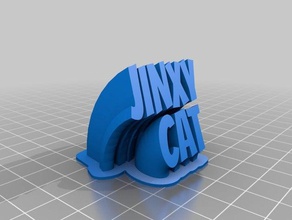 jinxy gato de la oficina personalizado 3d print model - Mito3D