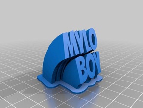 mylo ragazzo office personalizzato 3d print model - Mito3D