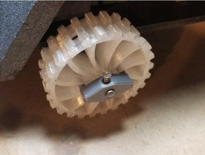 bloqueo collar de airless tireswheels 14 pulgadas eje la robótica coller flexible filamento ninjaflex rc neumáticos neumático 3d print model - Mito3D