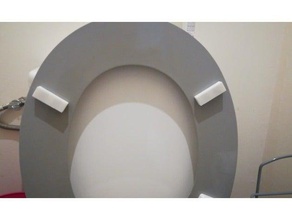 patin cuvette toilette di sostituzione parti 3d print model - Mito3D