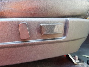 mitsubishi l200tritonpajero power seat adjuster switch cover automotive 3d print model - Mito3D