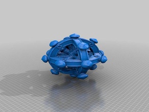 la roue de balle sculptures 3d print model - Mito3D