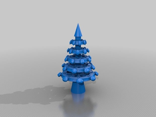 árvore de natal spitz decoração 3D print model - Mito3D