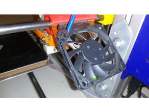 60mm montagem de ventilador transporte rebelde v32 3d a impressora partes ii 3d print model - Mito3D
