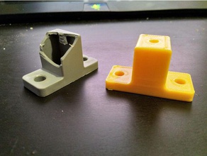 wardrobe shelf screw bracket replacement parts 3dprint clip 3d print model - Mito3D