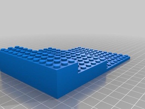 aufsteller f&uumlr lego figuren gerade - Spielzeug Spiel Zubehör 3d print model - Mito3D