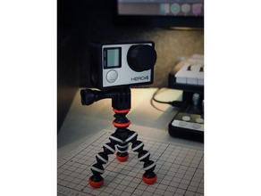 plus simple possible gopro hero4 bouchon d'objectif caméra 3d print model - Mito3D