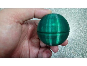 sphère creuse de 50mm 3d l'impression tests 3d print model - Mito3D