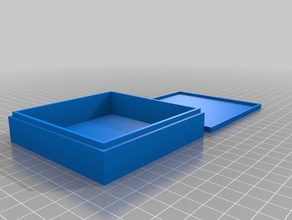 4x 9x9x2 containers customized 3d print model - Mito3D