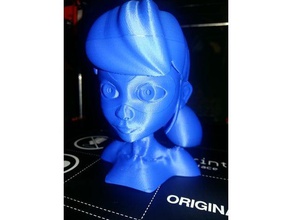 miracolosa coccinella busto sculture 3d print model - Mito3D