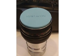 pentacon electric 5018 ön lens kapağı kamera 3d print model - Mito3D