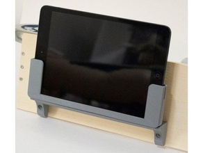 ipad mini per montaggio a parete tablet stand 3d print model - Mito3D