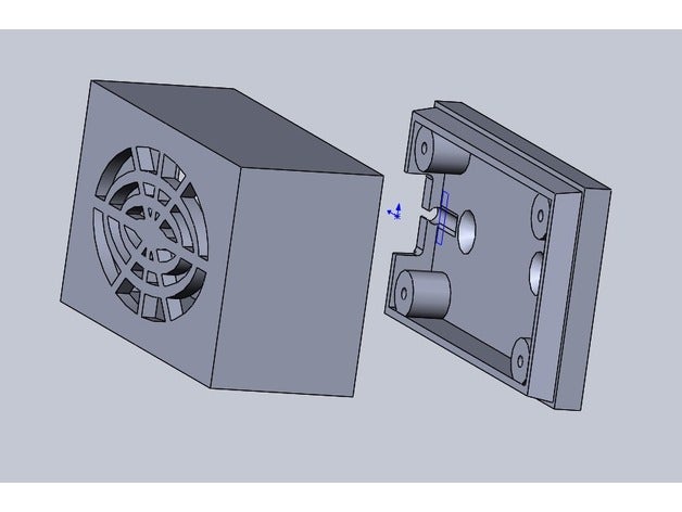 nodemcu v3 duvara monte muhafaza diy esp8266 3D print model - Mito3D