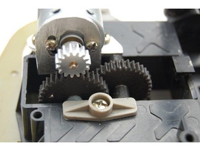 tamiya vintage holiday buggy gears motor mount plan 3d printing diy rc cars replacement 3d print model - Mito3D