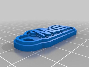 loba chaveiros personalizado 3d print model - Mito3D
