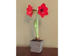romano plantador exterior e jardim flor vaso de flores planta plantadeira pote 3d print model - Mito3D