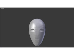 gesichtslose Maske 3d drucken 3dmodel 3d-drucken absolver cosplay cosplays Masken 3d print model - Mito3D