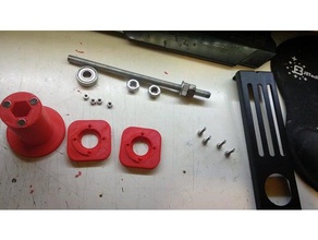 spool holder ender3 3d printer parts ball bearing creality ender 3 3d print model - Mito3D