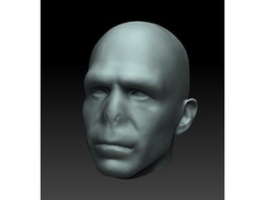 voldemorts tête remixé accessoires de jeu harrypotter harry potter voldermort 3d print model - Mito3D