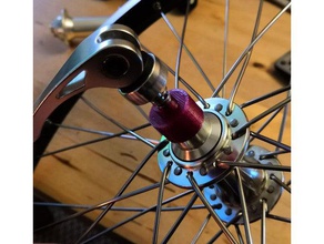 adattatore asse centratura di stand biciclette pieghevoli, etc sport all'aperto pieghevole la della ruota 3d print model - Mito3D