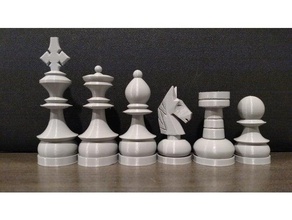 chessman peças de xadrez nsfw 3d print model - Mito3D