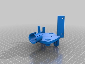 creality ender transporte ezabl ventilador de 40mm hotend e3d actualización del mod la impresora partes anet e3d-titan v6 peso ligero x-transporte 3d print model - Mito3D
