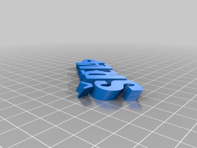 il mio personalizzato iamburnystext nome keyfob portachiavi organizzazione 3D print model - Mito3D