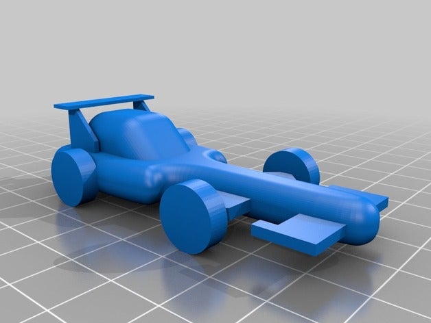 Formel 1 - Spielzeug Spiel Zubehör Auto racing Rennwagen 3D print model - Mito3D