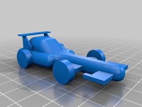 Formel 1 - Spielzeug Spiel Zubehör Auto racing Rennwagen 3d print model - Mito3D