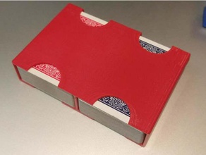 box 2x cavaliere bicicletta posteriore mini mazzi di carte giocattolo gioco accessori personalizzato 3d print model - Mito3D