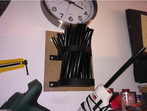 organizer holder cup thermo melting gun glue diy gluegun 3d print model - Mito3D
