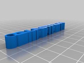glastron kayık Anahtarlık spor açık havada boot schlsselanhnger 3d print model - Mito3D